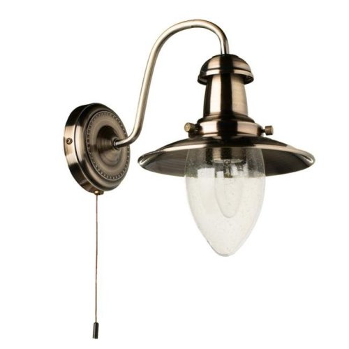 Настенное бра с выключателем Arte Lamp Fisherman A5518AP-1AB
