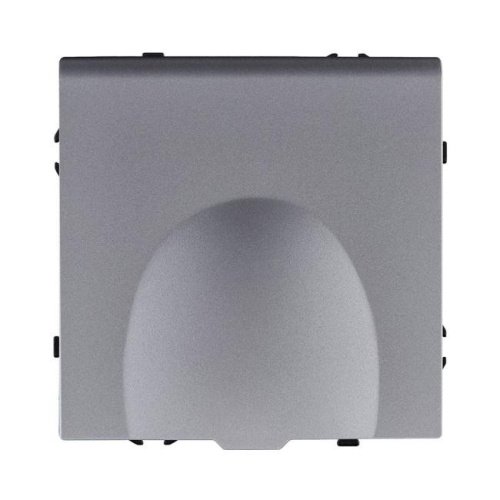 EC-015GY Розетка штепсельная SCHUKO 16A/250 В с крышкой, серый Kollinger Eclipse EC-015GY
