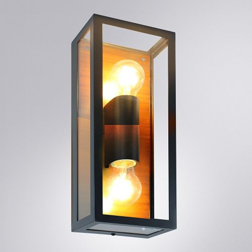 Уличный настенный светильник Arte Lamp Belfast A4569AL-2BR