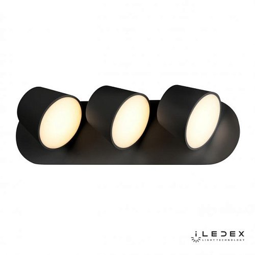 W1118-3AS BK Настенный светильник ILedex Flexin W1118-3AS BK