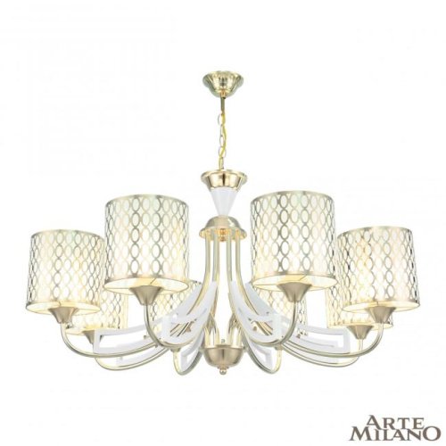 303387/8 Wh/Gd Подвесная люстра Arte Milano Florentia-3387 303387/8 Wh/Gd