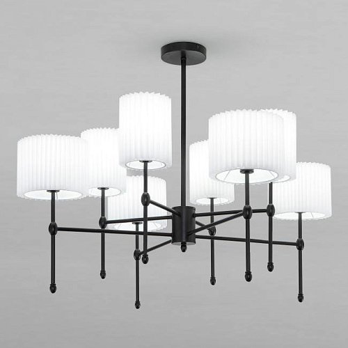 Потолочная люстра Eurosvet Notturno 60162/8 черный Smart