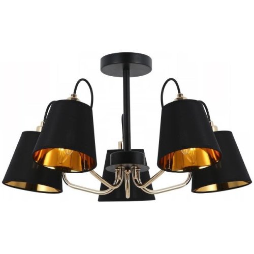 IL6120-5COU-79 BK GD Потолочная люстра ILLUMICO IL6120-5COU-79 BK GD