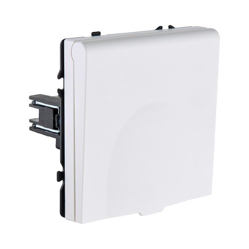 EC-015WH Розетка штепсельная SCHUKO 16A/250 В с крышкой, белый матовый Kollinger Eclipse EC-015WH