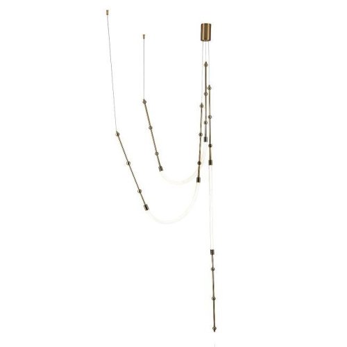 Светильник подвесной Indigo Corda V000064L 14010/3P Brass