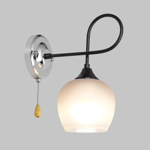 MD.4243-1-W-BK+CH Настенное бра IMEX MD.4243-1-W-BK+CH