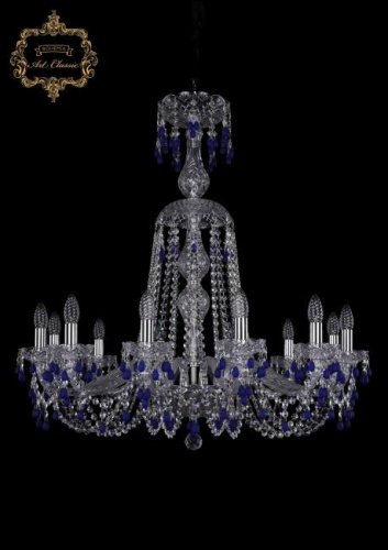 Подвесная хрустальная люстра 11.24 Art Classic 11.24.12.300.XL-87.Cr.V3001