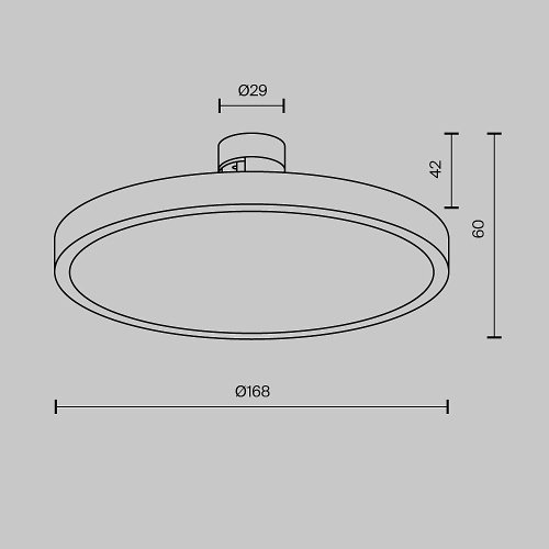 Трековый светильник Maytoni Plato TR153-1-10W3K-PT
