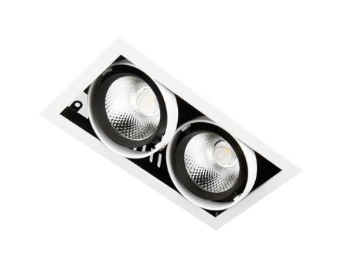 Карданный светильник Ambrella Cardano T812 BK/CH 2*12W 4200K