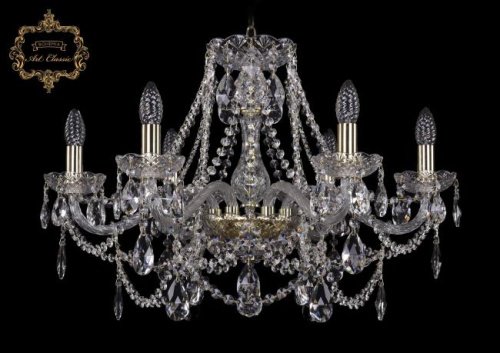 11.25.6.220.Gd.Sp Подвесная хрустальная люстра 11.25 Art Classic 11.25.6.220.Gd.Sp
