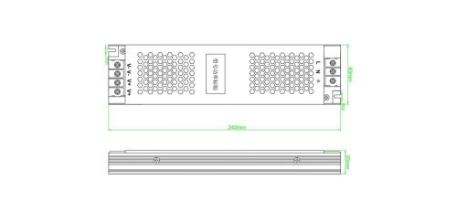 00-00047969 Блок питания открытый IP20, 300W, 24V, ST-300-24 ST SWG Standard 00-00047969