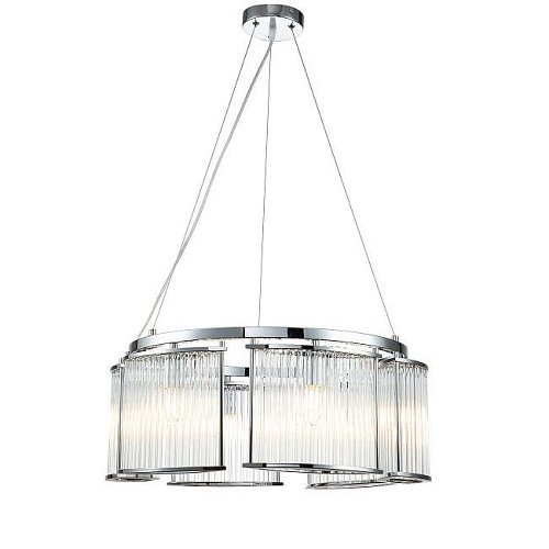 V000076 Подвесная люстра Indigo Corsetto 12003/6P Chrome V000076