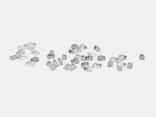 00-00050049 Набор коннекторов для ленты 5мм без провода, CN-5MM-B (10), 10шт/компл (49277)