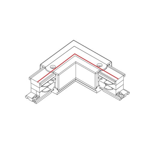 Коннектор L-образный правый Nowodvorski Ctls Power 8228