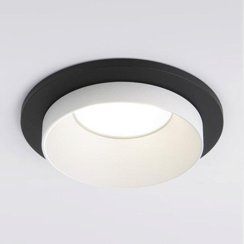 Встраиваемый светильник Elektrostandard 114 MR16 белый/черный