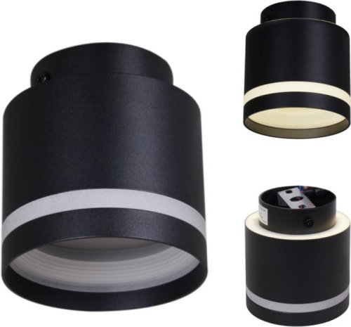 Точечный светильник 53001-9.5-001IL GX53+LED3W BK