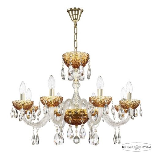 5417/8/240 G Amber/M-1F Подвесная люстра Bohemia 5417 5417/8/240 G Amber/M-1F