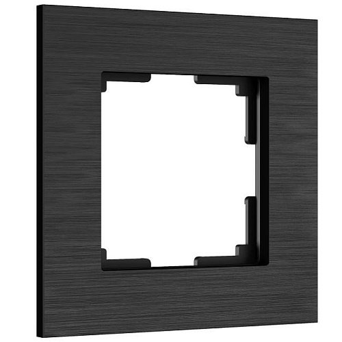 W0013508/ Рамка на 1 пост AluMax (черный алюминий) Рамка Werkel W0013508/ Рамка на 1 пост AluMax (черный алюминий)