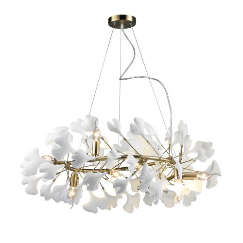 10881P/R800 gold/white Подвесная люстра Delight Collection 10881 10881P/R800 gold/white