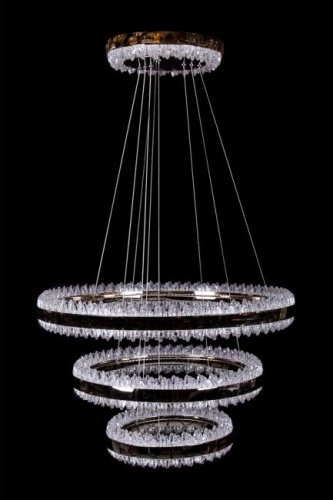 LE7720/800-3K Black Chrome Подвесная люстра LEON Michel LE7720/800-3K Black Chrome