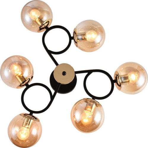 Потолочная люстра 01338-0.3-06 BK+FGD