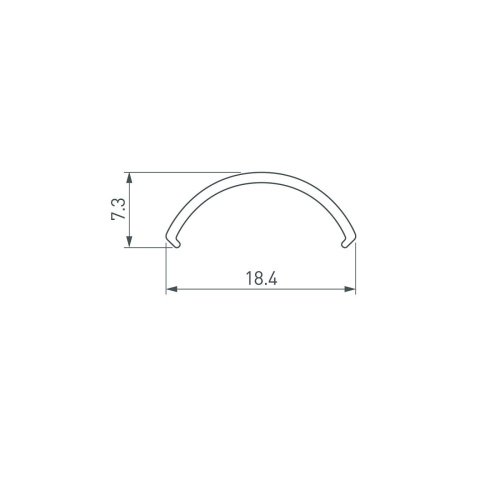 Экран для профиля Arlight 039490