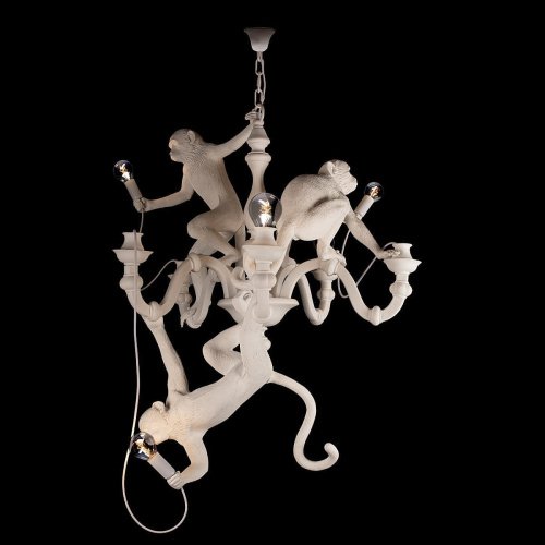10314 White Подвесная люстра Loft It Monkey 10314 White