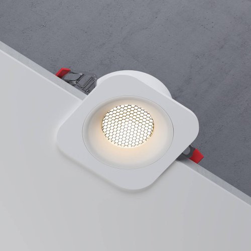 Встраиваемый светильник Elektrostandard Tetro 15276/LED 10W 3000K белый IP44