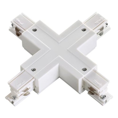 135052 Соединитель X с токопроводом для трёхфазного шинопровода Novotech Port 135052