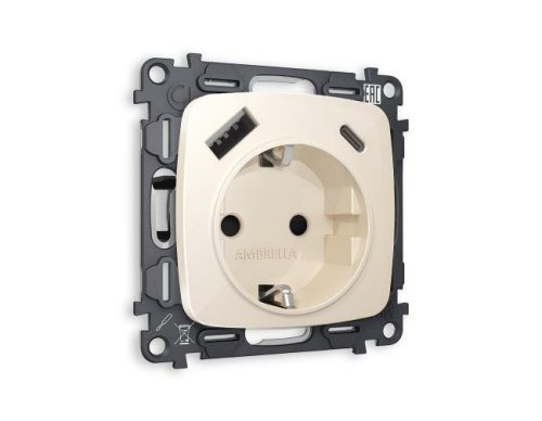 Розетка Ambrella Volt OMEGA MO310010