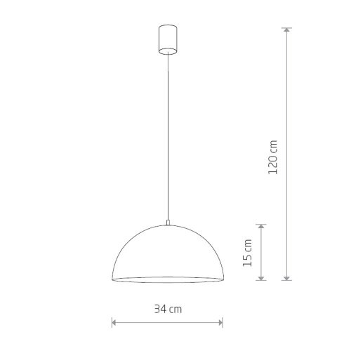 Светильник подвесной Nowodvorski Hemisphere Rust S 6367