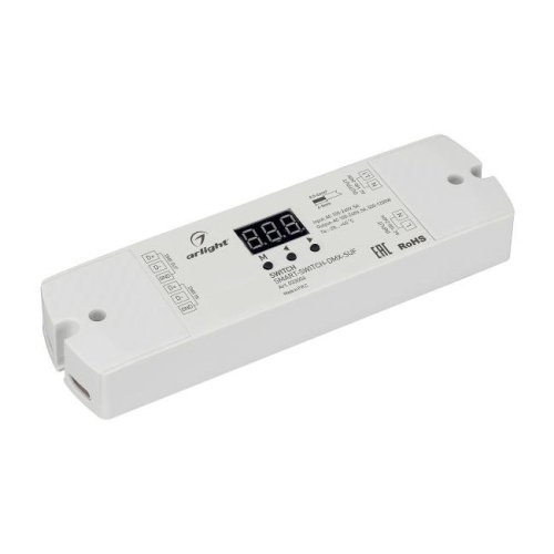 033004 DMX-выключатель для любых видов нагрузки AC 230V, в том числе и гибкого неона Arlight 033004