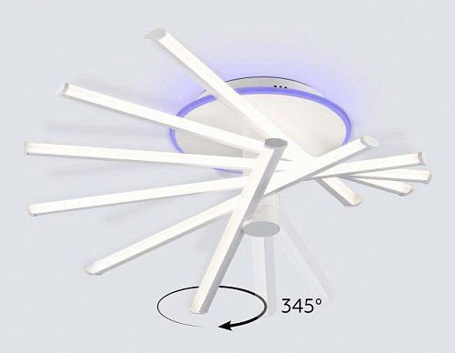 FL6231 Потолочная люстра Ambrella LineTech FL6231