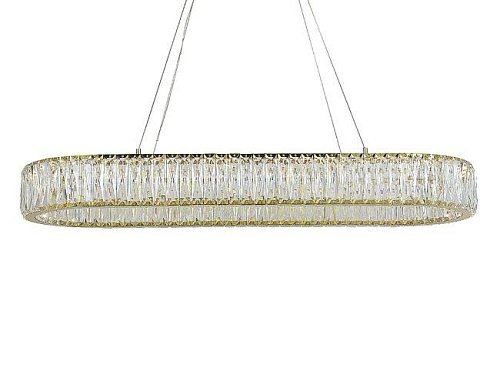 8240N/90 oval gold Подвесная люстра Newport Crystal 8240N/90 oval gold