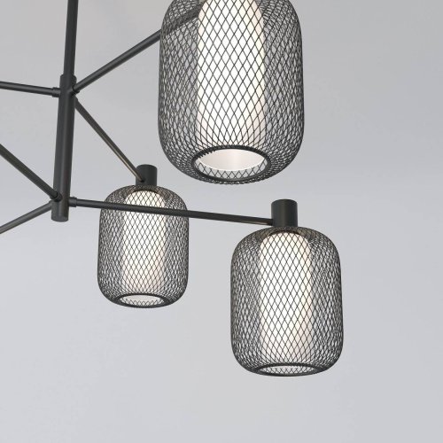 30191/6 черный Потолочная люстра Eurosvet Voile 30191/6 черный