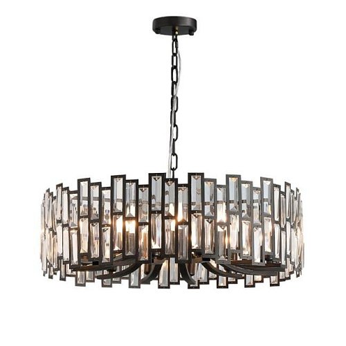 D8524P/S black/clear Подвесная люстра Delight Collection Bertola D8524P/S black/clear