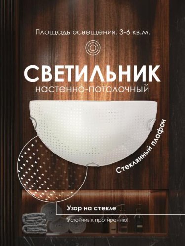 Настенно потолочный светильник Мелодия Света Snow White 000059686