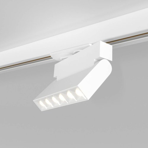 Трековый светильник Elektrostandard Garda Garda Белый 10W 4200K (85017/01) однофазный