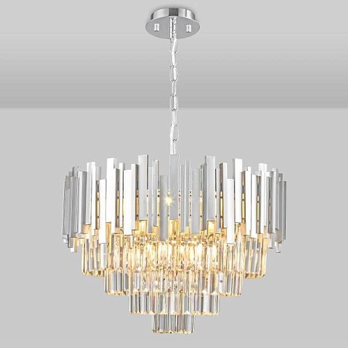 VERTIGO 81440/8C SILVER Подвесная люстра Natali Kovaltseva Vertigo VERTIGO 81440/8C SILVER