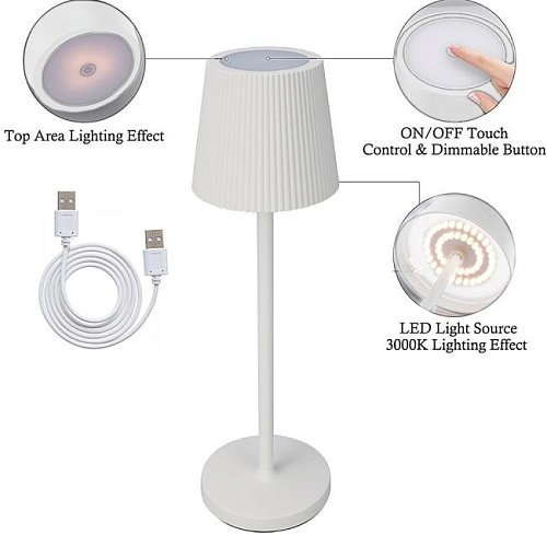 Настольная лампа Arte Lamp Fuyue A1616LT-1WH