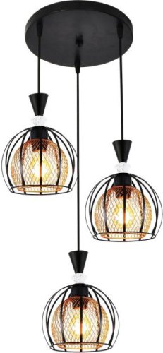 Подвесной светильник 03061-0.9-03 BK+GOLD