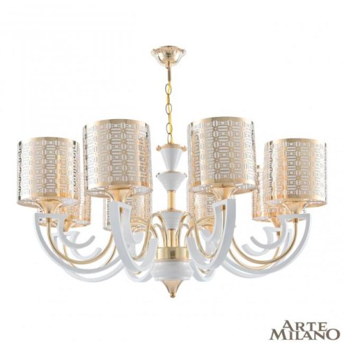 308857/8 Wh/Gd Подвесная люстра Arte Milano Florentia-8857 308857/8 Wh/Gd