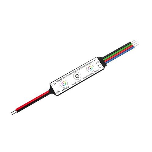 Миниатюрный диммер для управления мультицветной (RGB) светодиодной лентой (ШИМ) Arlight 055872