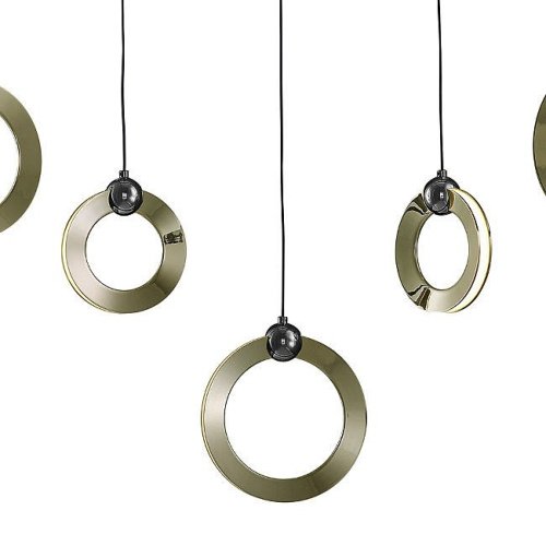 Светильник подвесной Lumien Hall Livin LH8028/5P-BK-SGD-PBK
