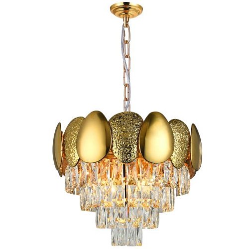 CHIC 81437/8C GOLD Подвесная люстра Natali Kovaltseva Chic CHIC 81437/8C GOLD