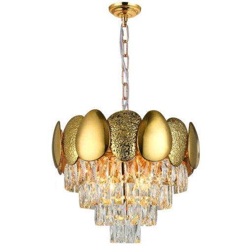 Подвесная люстра Natali Kovaltseva Chic CHIC 81437/8C GOLD
