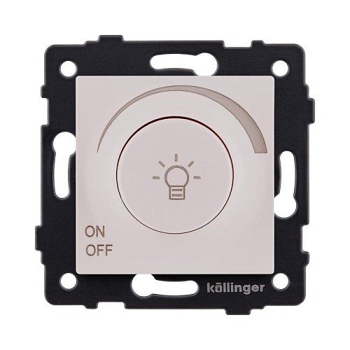 REA-027CM Светорегулятор универсальный 500W, кашемир матовый Kollinger REA-027CM для Aspekt, Eleganz, Reflex