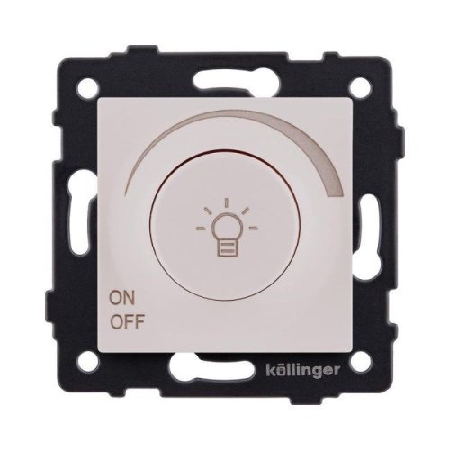 REA-027CM Светорегулятор универсальный 500W, кашемир матовый Kollinger REA-027CM для Aspekt, Eleganz, Reflex