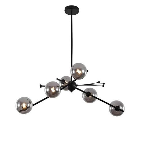 9303P-6 black/smoky Люстра на штанге 9303P Delight Collection 9303P-6 black/smoky
