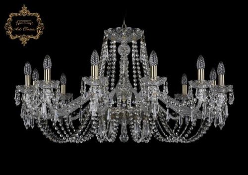 11.23.12.360.Br.Dr Подвесная хрустальная люстра 11.23 Art Classic 11.23.12.360.Br.Dr
